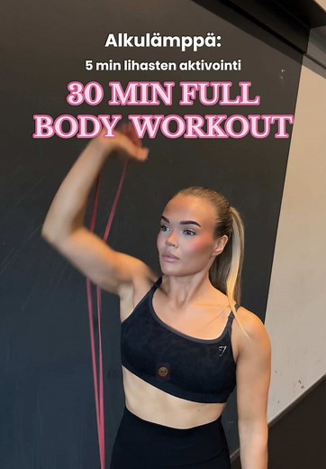 30 minuutin tehokas koko kropan treeni