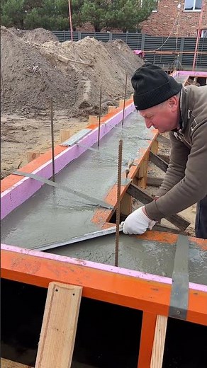 The Best Way to Smooth Fresh Concrete 🔥 Perfect Foundation Finish!