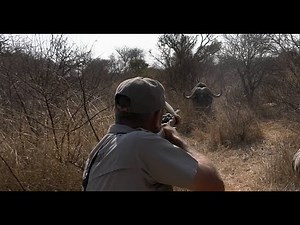 African professional hunter. Big Game hunting 1