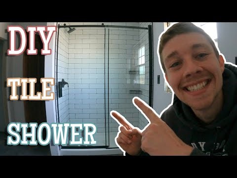 Tile Shower in an AMISH Home