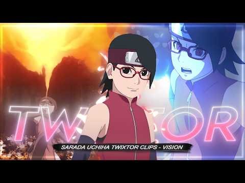 Sarada Uchiha Twixtor Clips | 4K Quality + CC | Boruto