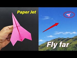 Best Origami Paper Jet Easy | Origami Fighter Plane Easy | Origami Plane that Flies Far