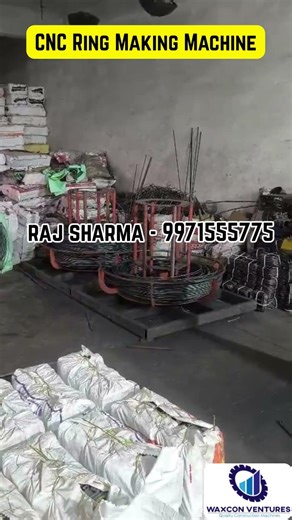 CNC Ring Making Machine |4-12mm Capacity |Automatic Ring Machine9971555775 #cnc #tmt #ring #machine