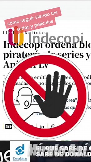 Cómo seguir viendo tus series y películas luego que Indecopi las bloqueara #indecopi #peru #series #lifehacks #peliculas #anime #animeflv #cuevana