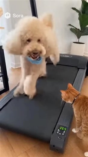 😂 Fluffy Poodle’s Peaceful Workout Turns into Total Chaos! 😹🔥 | Ndifor Divin