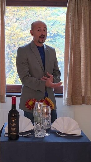 Assisting guests with their Wine Choice Wine Protocol in Fine Dining