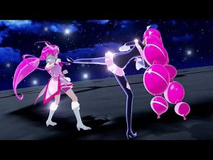 [MMD Precure] - Furious Kicks - Cure Happy vs Bad End Cure Happy + MOTION DL