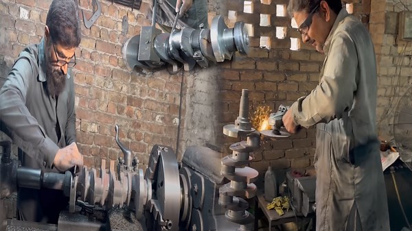 Production of Tractor Crankshaft with Skilled Machining