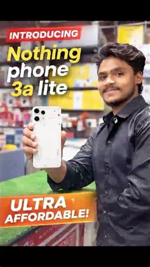 Nothing Phone 3a Lite: Budget Phone with Glass Back?! 😱 (Unboxing & First Look) #unboxing #shorts