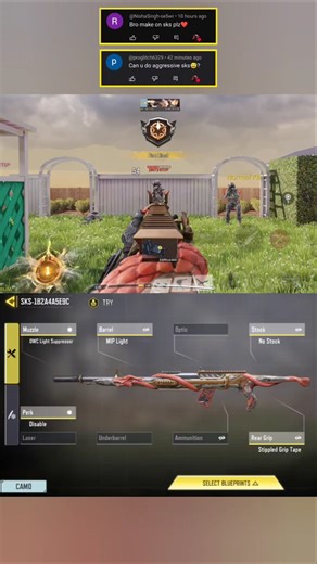 Agressive Sks Build (SKS-1B2A4A5E9C) - COD Mobile 2025