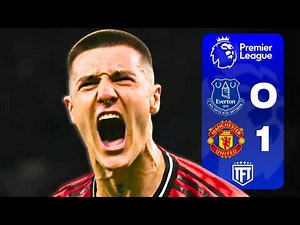 Šeško DAGGER! Man Utd GO 4TH! Everton 0-1 Manchester United Highlights