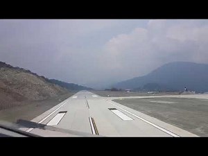 Risky approach at the new Gangtok airport (Pakyong)