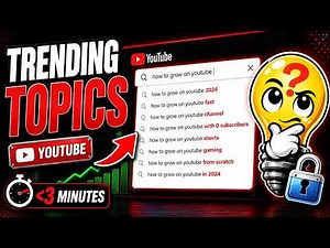 How to Find Trending Topics on YouTube
