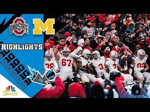 No. 1 Ohio State vs. No. 15 Michigan | COLLEGE FOOTBALL HIGHLIGHTS | 11/29/2025 | NBC Sports