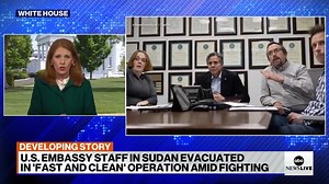 "There's been an emphasis on the word 'temporary'...that they are eager to get personnel back into those offices," ABC News' Karen Travers explains, after Sec. of State Antony Blinken briefed the press on the evacuation of the U.S. Embassy in Sudan. | ABC News Live