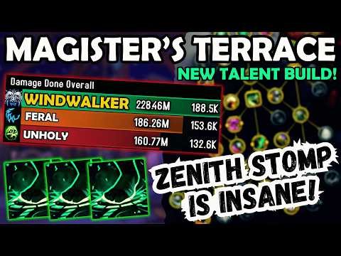 New Talent Build Dungeon Run! | Windwalker Monk | Magister's Terrace