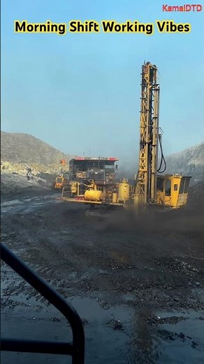 Early Morning HEMM Operation | Massive Machines Start the Day #shortsfeed #shorts #yt #trending