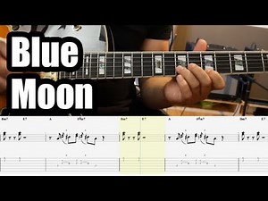 Blue Moon (Julie London / Howard Roberts) - Jazz Guitar Lesson With Tabs