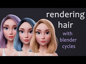 Modeling and Rendering Hair in Blender