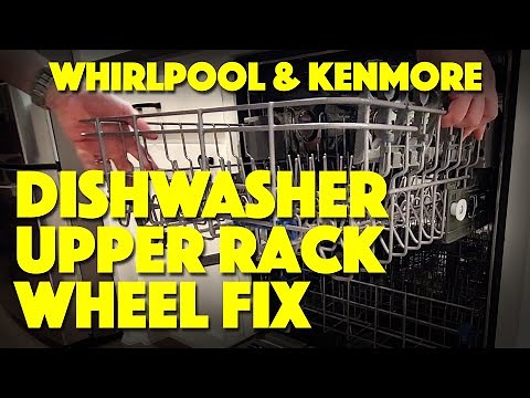 Dishwasher Upper Rack Wheel Repair for Whirlpool & Kenmore