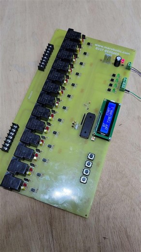 Multiple Timer with pic Macrocontroller #projects #controller #fypproject #diyproject #automation