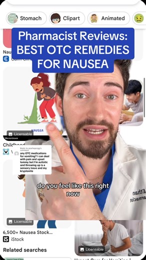 599 reactions · 118 shares | The BEST products to use over the counter if you are nauseous. #nausea #nausearelief #millennialrx This video is for informational purposes only and is not medical advice. Consult a healthcare professional for guidance. | MillennialRx | Facebook