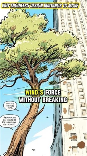 Why Engineers Design Buildings to Move 🌬️🏢 #facts #short #buildingmaterials