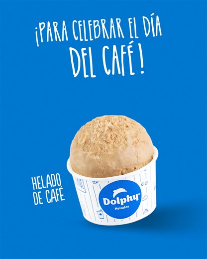 🎉 Hoy se celebra el Día del Café y en Dolphy® tenemos tus favoritos para festejar. ☕🍩 En sucursales seleccionadas también puedes encontrar: ✨ Café Americano ✨ Capuccino ✨ ¡Y DONAS! | Helados Dolphy Oficial