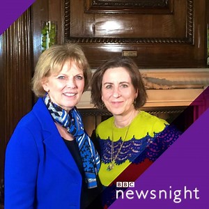 "I think she's got a problem with immigration." Anna Soubry MP - who has left the Conservative Party - tells Newsnight that free movement of people is "the only reason" Prime Minister Theresa May will not agree to a single market. https://bbc.in/2E32YOc | BBC Newsnight
