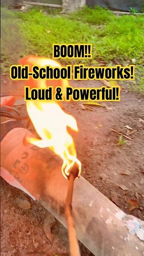 Traditional Fireworks Bomb!! Action! Loudest Festival Firecracker Ever! #shorts