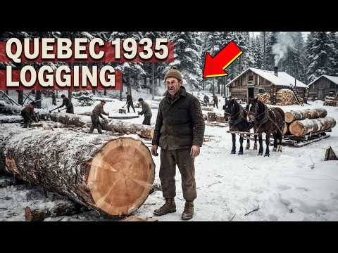 A Quebec Logging Camp in 1935: Work, Life, and Survival