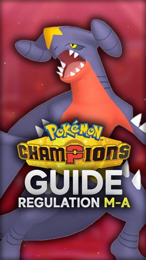 GARCHOMP GUIDE (VGC Reg M-A)! #PokemonChampions #PlayPokemon #Pokemon