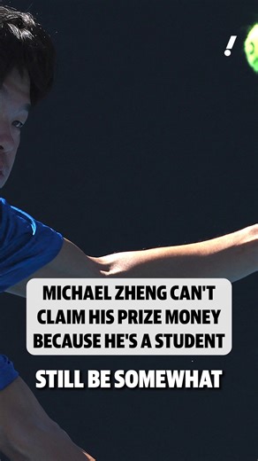 Michael Zheng can't collect a $150,000 check from the Aussie Open #Tennis | Yahoo Sports