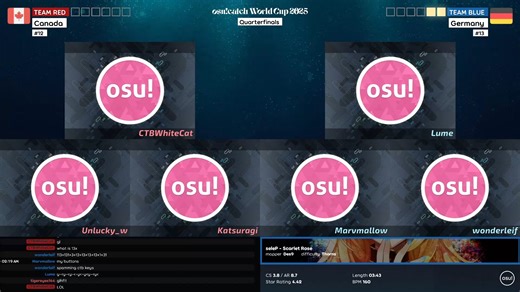 [osu!C]CWC 2025 8强赛[败者组](加拿大)vs(德国)