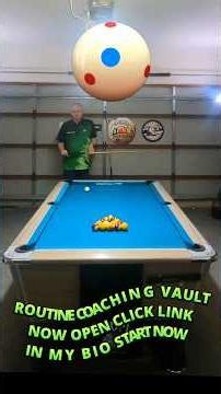 Routine Coaching Vault now open #8ballpool #cueaction #billiards #coaching