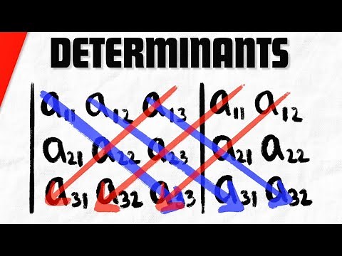Diagonal Trick for Easy 3x3 Matrix Determinants! | Linear Algebra