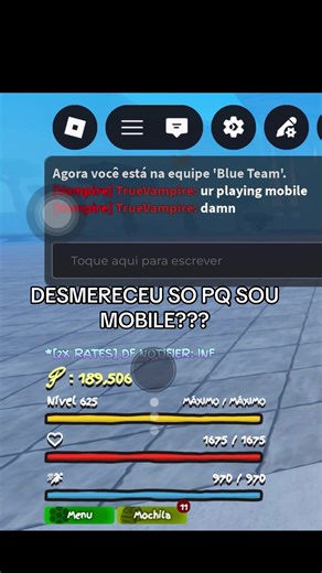 Apanhou pra aprender respeita os mobili #roblox #gpo #fy