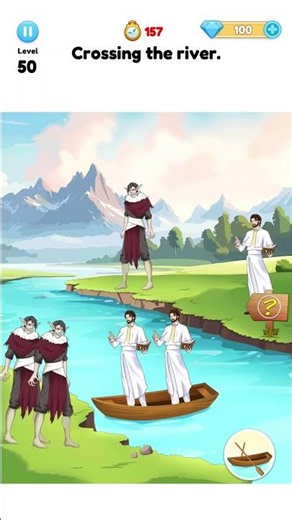 Annoying Puzzle Game 2 Level 50 Crossing the river