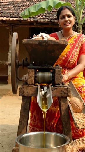 👉 “नारियल से तेल निकालने का देसी जुगाड़ 😱🥥 | Pure Oil Machine!”