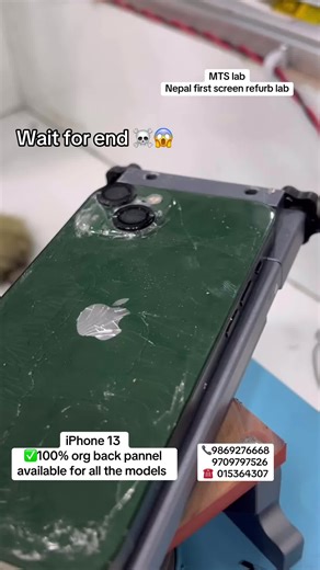 iPhone 13 Back Panel Replacement – Premium Restoration at MTS LAB 🔥📱 A damaged back panel doesn’t just affect the look of your iPhone 13—it can also affect wireless charging, resale value, and overall durability. At MTS LAB, we bring your device back to showroom condition with industry-leading tools and expert technicians. 🔧 Why Our Back Panel Replacement Is the Best ✔ Laser Machine Precision We use the latest back-glass laser separation technology, ensuring: \t•\tNo side-frame damage \t•\tNo