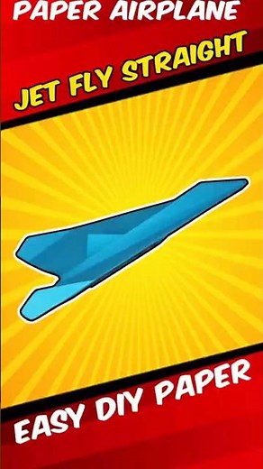 paper airplane jet that flies far - how to make a paper airplane #origami