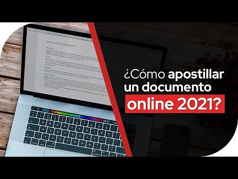 ¿Cómo apostillar un documento online 2021?