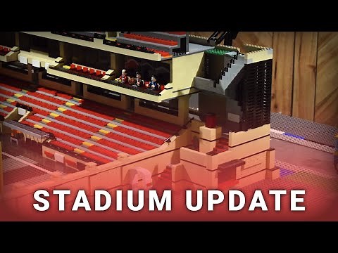 LEGO STADIUM UPDATE - Building Up The Staircases