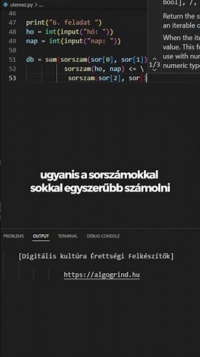 💻 Emelt DIGITÁLIS KULTÚRA érettségi – Programozás 10 perc alatt ⏱️ | 6. rész #digitaliskultura
