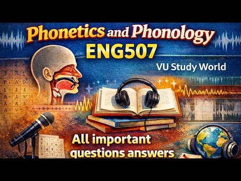 ENG 507 lecture 4 with all important questions answers & mcqs