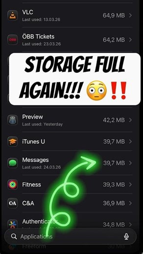 Your iPhone Storage Keeps Filling Up Because of This 🚨