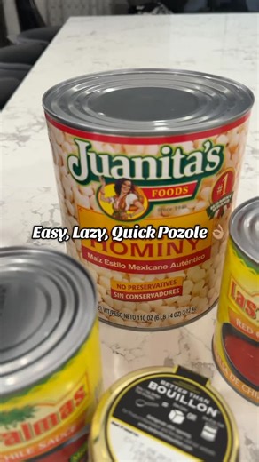 𝓜𝓪𝓻𝔂 𝓢𝓪𝓷𝓬𝓱𝓮𝔃 on Instagram: "Quick Pozole! It ends up tasting so good! 🔥 #pozole #quickrecipes #mexicanfood"