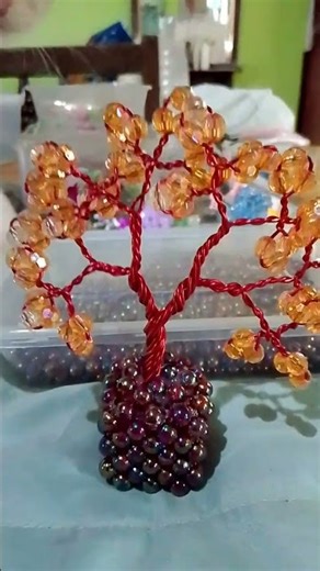 Crafting the tree of life #BeadedDesign #treeoflife #shorts #diy #beads