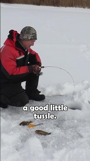 Ice fishing is easy when you use...