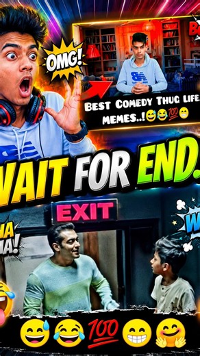 Best Comedy ThuG life memes..!😅😂💯😁🤣 #ReactionVideo #ViralReactions #MustWatch #funnyreaction